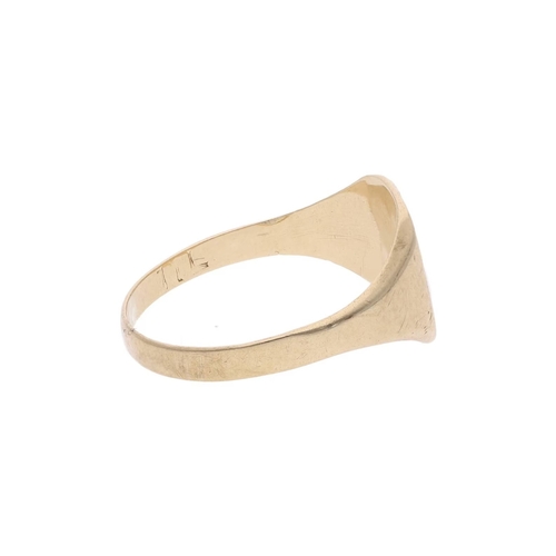 80 - 9ct Gold Signet Ring, Size L 9ct Gold Signet Ring, Size L            HALLMARKS: marked for 9ct Gold ... 