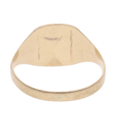 80 - 9ct Gold Signet Ring, Size L 9ct Gold Signet Ring, Size L            HALLMARKS: marked for 9ct Gold ... 