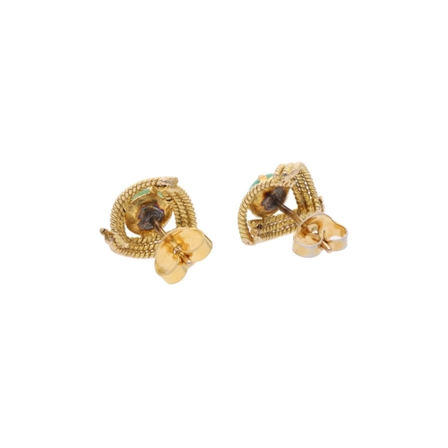 88 - 9ct Gold and Jade Stud Earrings. 9ct Gold and Jade Stud Earrings.            HALLMARKS: 9ct Gold    ... 