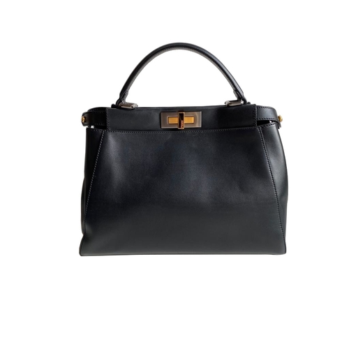 6 - Fendi Peekaboo Black Handbag Fendi Peekaboo Black, Medium size.     Hardware: Gold    Leather: ... 