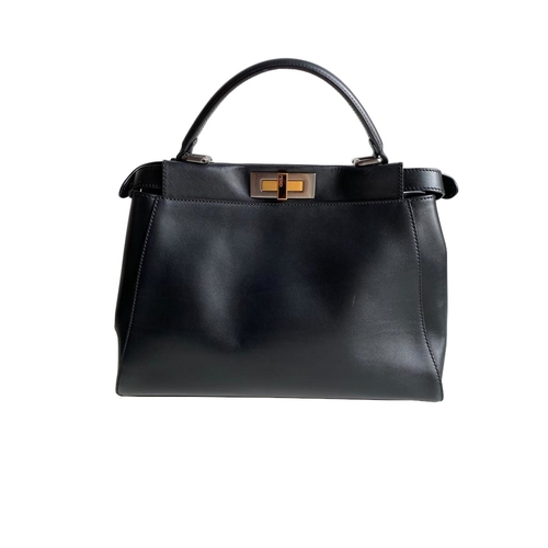 6 - Fendi Peekaboo Black Handbag Fendi Peekaboo Black, Medium size.     Hardware: Gold    Leather: ... 