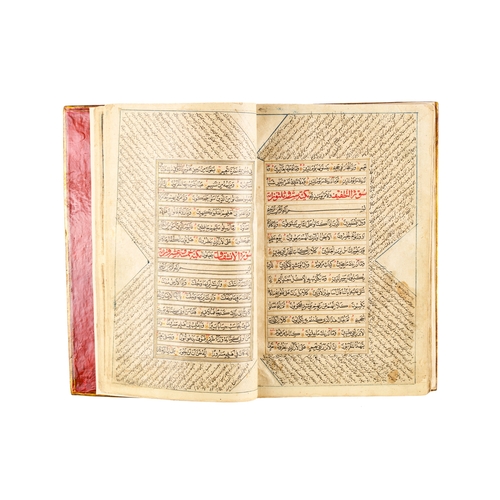 116 - AN INDIAN QURAN, KASHMIR, DATED AH 1140 / 1727 An illuminated Indian Quran from the Kashmir region, ... 