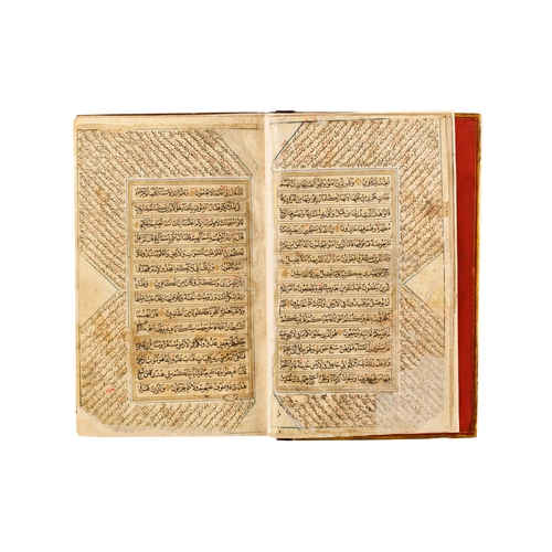 116 - AN INDIAN QURAN, KASHMIR, DATED AH 1140 / 1727 An illuminated Indian Quran from the Kashmir region, ... 