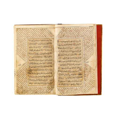 116 - AN INDIAN QURAN, KASHMIR, DATED AH 1140 / 1727 An illuminated Indian Quran from the Kashmir region, ... 