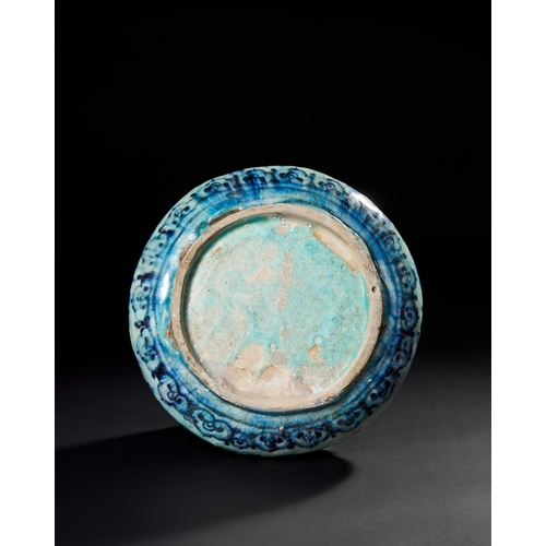 146 - AN UNUSUAL 15TH-16TH CENTURY PERSIAN TIMURID OR EARLY SAFAVID GLAZED POTTERY SECTIONAL BOWL    A rar... 