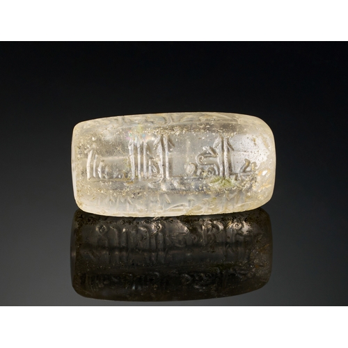 136 - A RARE SIX SIDED FATIMID ROCK CRYSTAL SEAL, EGYPT OR SYRIA, 10TH-11TH CENTURY  This exceptional six-... 
