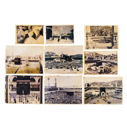 336 - A LARGE COLLECTION OF OLD PHOTOGRAPHS OF THE HOLY LAND MECCA, SAUDI ARABIA, 20TH CENTURY  A COLLECTI... 