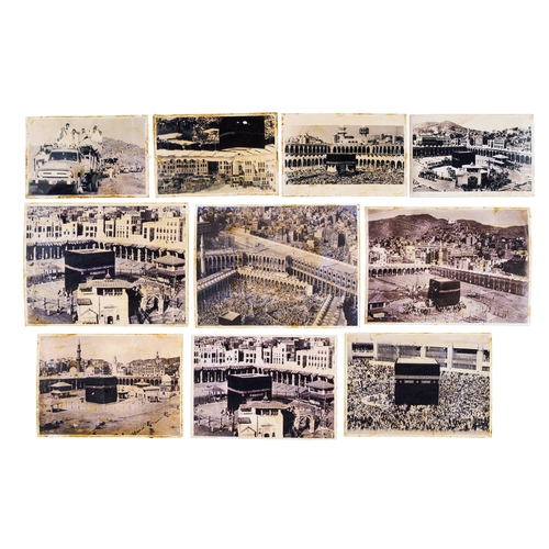 336 - A LARGE COLLECTION OF OLD PHOTOGRAPHS OF THE HOLY LAND MECCA, SAUDI ARABIA, 20TH CENTURY  A COLLECTI... 