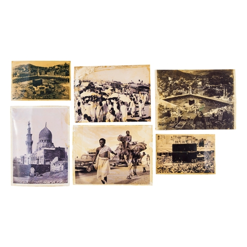 336 - A LARGE COLLECTION OF OLD PHOTOGRAPHS OF THE HOLY LAND MECCA, SAUDI ARABIA, 20TH CENTURY  A COLLECTI... 