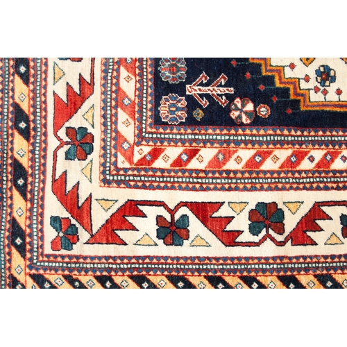 343 - WOOL TRIBLE QASHQAI RUG, 202 X 169CM  WOOL TRIBLE QASHQAI RUG  
 
202x169cm... 