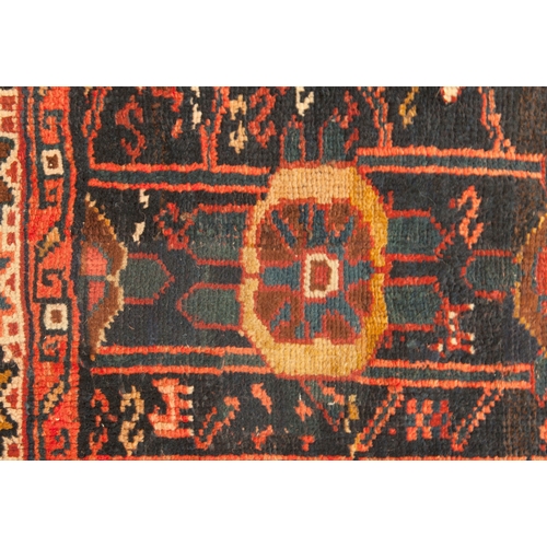 346 - ANTIQUE VARAMIN WOOL RUG, 310 X 145CM  A rare example of an antique Varamin carpet woven on wool. Va... 