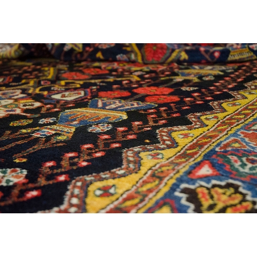 347 - ANTIQUE WOOL BAKHTIAR RUNNER/RUG, 300 X 158CM  This rare piece was woven on wool in excellent condit... 