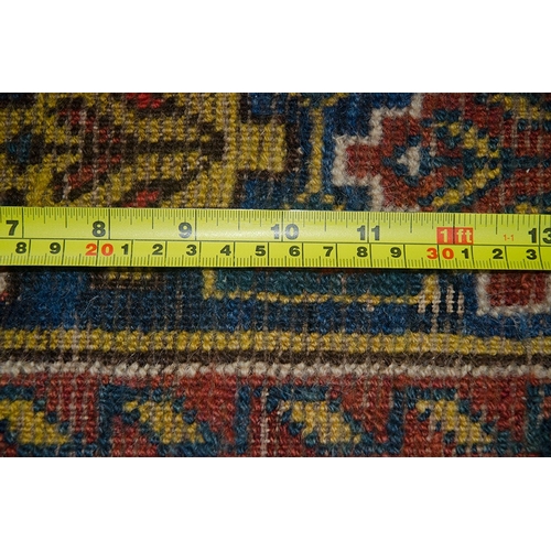 347 - ANTIQUE WOOL BAKHTIAR RUNNER/RUG, 300 X 158CM  This rare piece was woven on wool in excellent condit... 