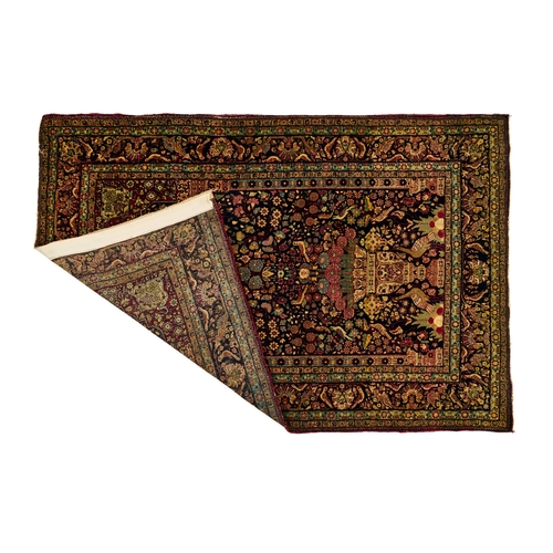 374 - A MILLEFLEURS TEHRAN WOOL PERSIAN RUG A MILLEFLEURS TEHRAN WOOL PERSIAN RUG 
 
207x140cm... 