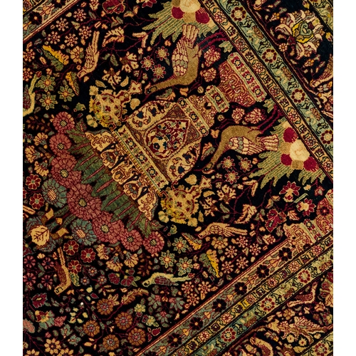 374 - A MILLEFLEURS TEHRAN WOOL PERSIAN RUG A MILLEFLEURS TEHRAN WOOL PERSIAN RUG 
 
207x140cm... 