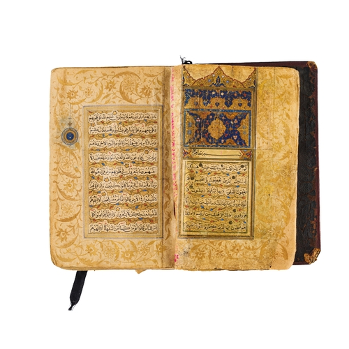 83 - AN ILLUMINATED TIMURID QURAN, PERSIA, 15TH CENTURY  A rare and beautifully illuminated Quran manuscr... 