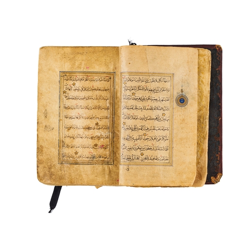 83 - AN ILLUMINATED TIMURID QURAN, PERSIA, 15TH CENTURY  A rare and beautifully illuminated Quran manuscr... 