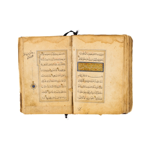 83 - AN ILLUMINATED TIMURID QURAN, PERSIA, 15TH CENTURY  A rare and beautifully illuminated Quran manuscr... 