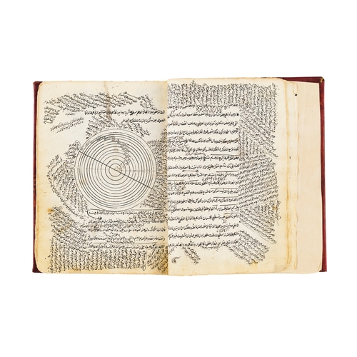 92 - ARABIC ASTRONOMY BOOK SIGNED KADI ZADA RUMI, 19TH CENTURY  ARABIC ASTRONOMY BOOK SIGNED KADI ZADA RU... 