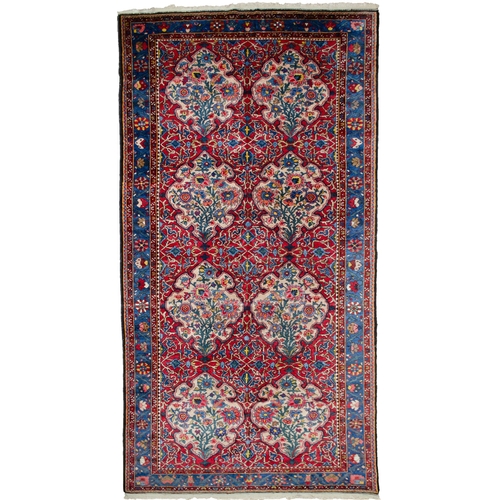 231 - VINTAGE WOOL FARADONBEH CARPET 275 X 183 CMVINTAGE WOOL FARADONBEH CARPET 275 X 183 CM