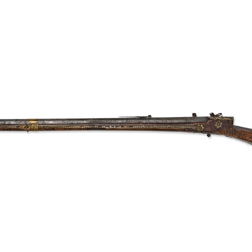 107 - AN OTTOMAN MIQUELET-LOCK TUFEK RIFLE, TURKEY, 18TH - 19TH CENTURY This Ottoman miquelet-lock rifle, ... 