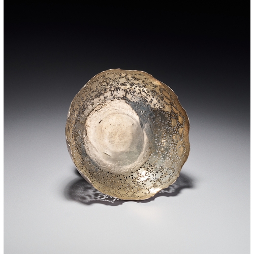 130 - A PERSIAN SILVER PIERCED AND CHASED FOOTED BOWL SIGNED BY MASTER JAAFAR, 19TH CENTURY This Persian s... 