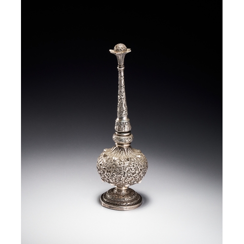 88 - AN INDIAN SILVER ROSE WATER SPRINKLER GULABPASH, INDIA, 19TH CENTURY An Indian silver rose water spr... 