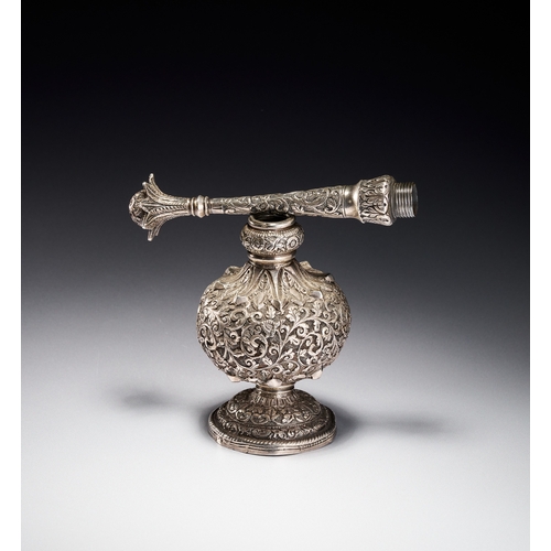 88 - AN INDIAN SILVER ROSE WATER SPRINKLER GULABPASH, INDIA, 19TH CENTURY An Indian silver rose water spr... 