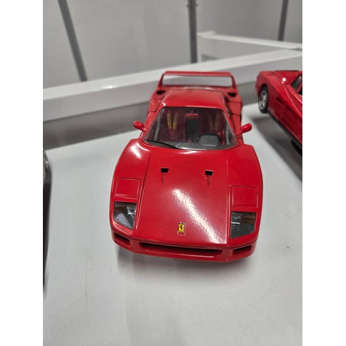 Model Ferrari collection. Models included:Ferrari F40Ferrari 250 ...