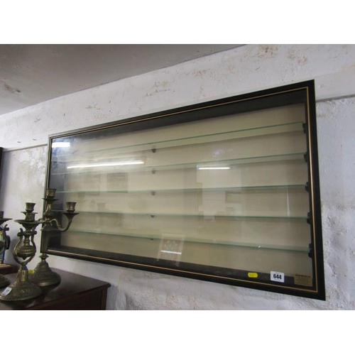 644 - MODEL CAR DISPLAY CABINET, 52