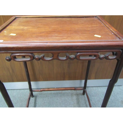 788 - ORIENTAL FURNITURE, Chinese rosewood rectangular top occasional table, 50cm width