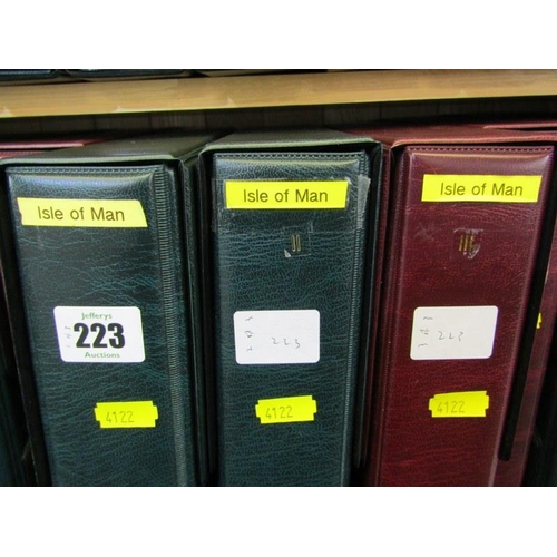 223 - ISLE OF MAN form 1968 Regionals, mint and used, in 3 albums