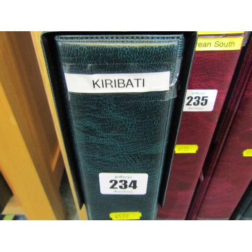 234 - KIRIEATI, mint and used in album