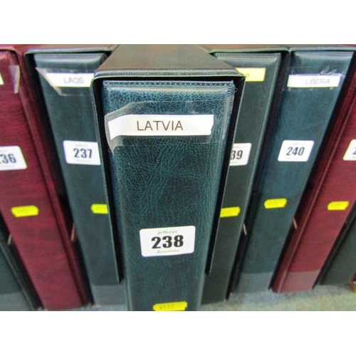 238 - LATVIA mint & used in album