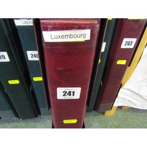 241 - LUXEMBOURG, all periods mint & used in album