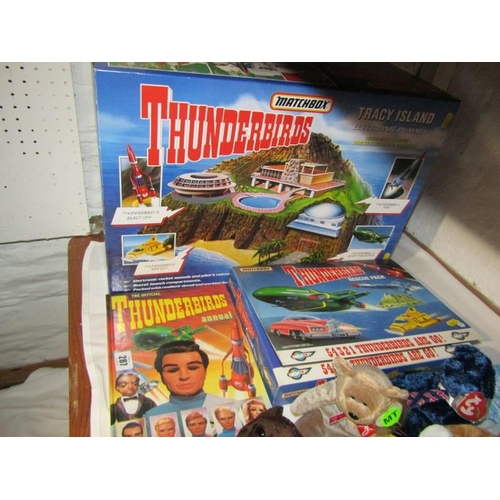 287 - THUNDERBIRDS ARE GO! Matchbox Thunderbirds Tracey Island electronic play set in box, Matchbox Thunde... 