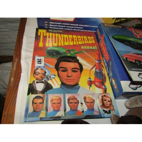 287 - THUNDERBIRDS ARE GO! Matchbox Thunderbirds Tracey Island electronic play set in box, Matchbox Thunde... 