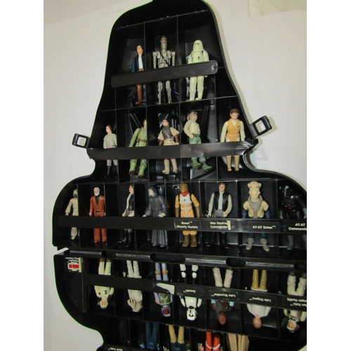 300 - STAR WARS, Darth Vader carry case containing large collection of Star Wars Figures