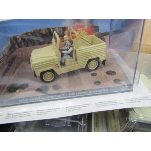 428 - JAMES BOND VEHICLES, collection of 25 James Bond vehicles in original case including; Range Rover Co... 