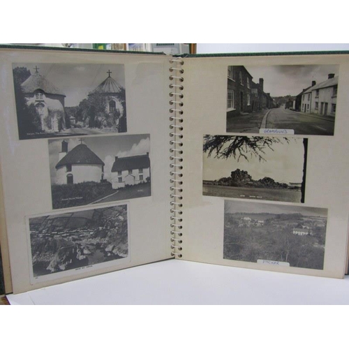 601 - CORNISH POSTCARDS, 9 modern albums of monochrome topographical postcards of Cornwall