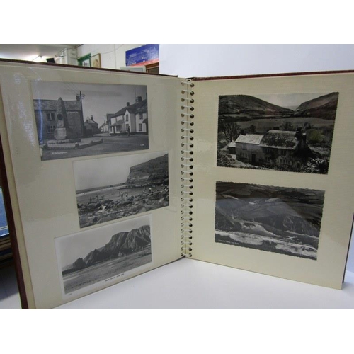 601 - CORNISH POSTCARDS, 9 modern albums of monochrome topographical postcards of Cornwall