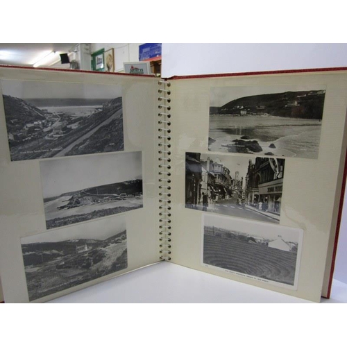 601 - CORNISH POSTCARDS, 9 modern albums of monochrome topographical postcards of Cornwall