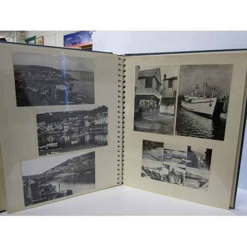 601 - CORNISH POSTCARDS, 9 modern albums of monochrome topographical postcards of Cornwall