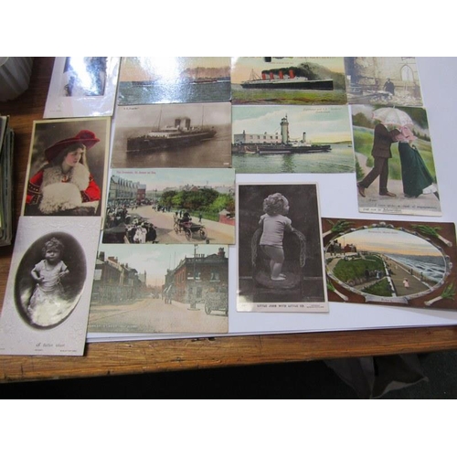 608 - VINTAGE POSTCARDS, collection of mainly Edwardian British topographical postcards