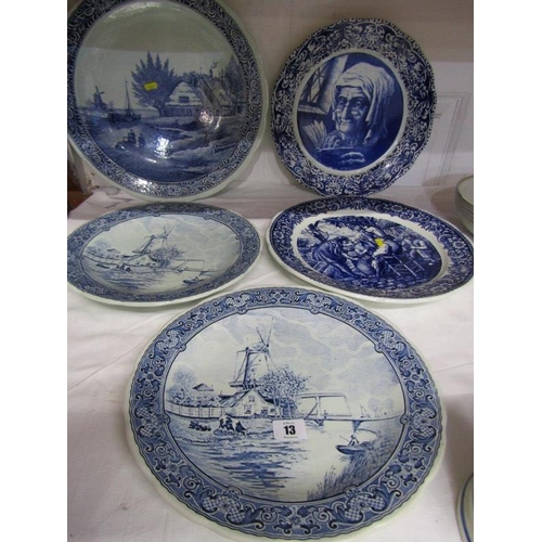 13 - DELFT CHARGERS, 3 Boch windmill chargers and 2 others