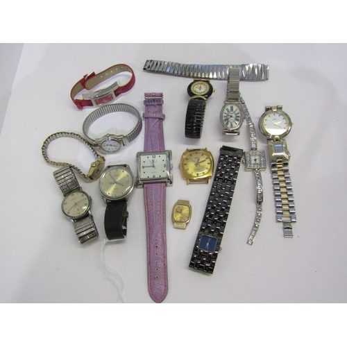 266 - DRESS WATCHES, 12 assorted lady's and gents wrist watches, including Corvair, retro wrist watch, a D... 