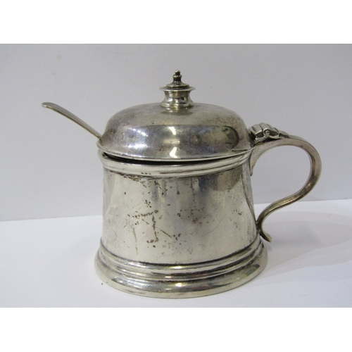 274 - SILVER CONDIMENT, 3 piece conical silver condiment ware, London 1938, maker W & W, 278 grams (exclud... 