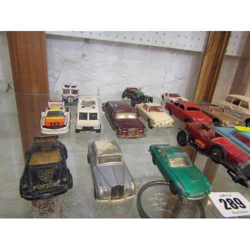 289 - DIECAST MODEL VEHICLES, to include Corgi Austin London taxi and Le Mans 1927 Bentley