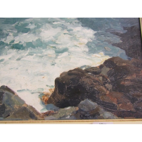 342 - CORNISH SCHOOL, indistinctly signed oil on board 