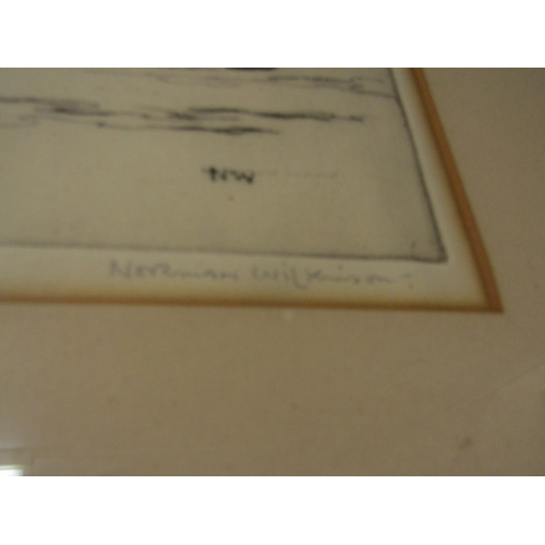 360 - NORMAN WILKINSON, 3 signed etchings 